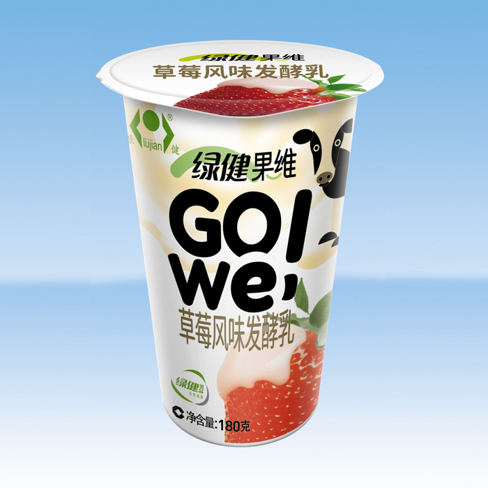 草莓风味酸牛奶