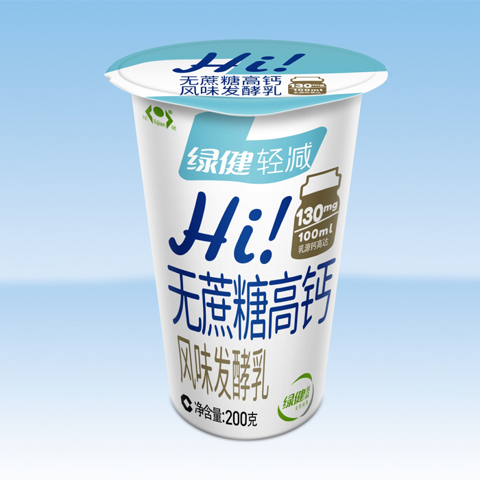 无蔗糖高钙风味酸牛奶