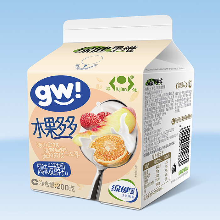 水果多多风味酸牛奶