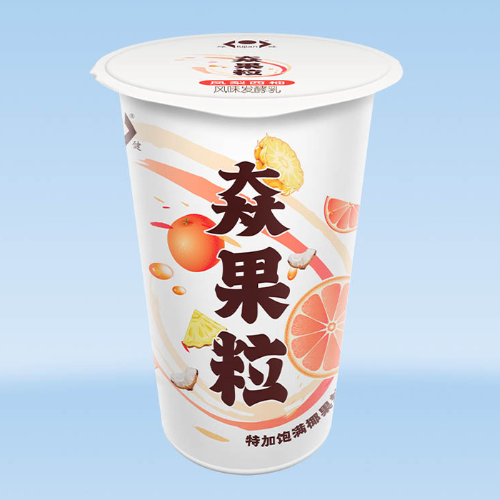 果粒风味酸牛奶