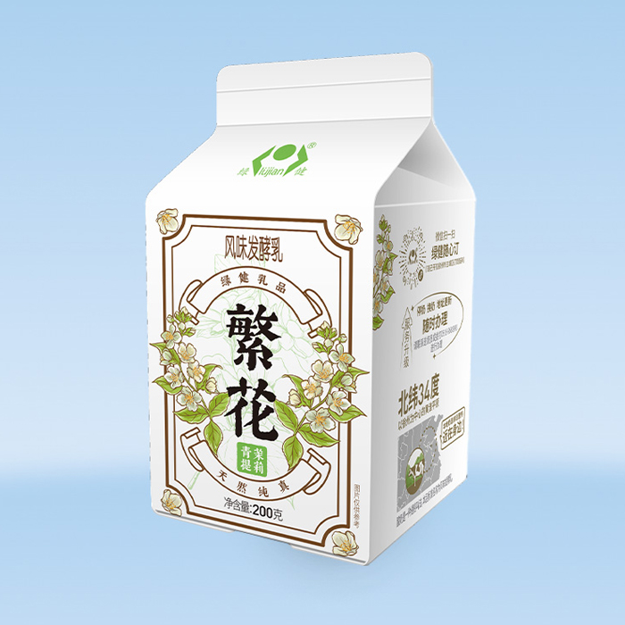 繁花风味酸牛奶